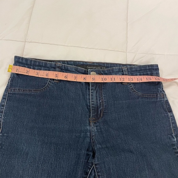 Calvin Klein Dark Blue Denim Jeans 31/12 - Picture 3 of 10